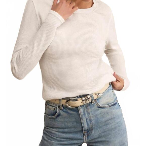 NEW Z SUPPLY arlet mini thermal top in white - Picture 3 of 4